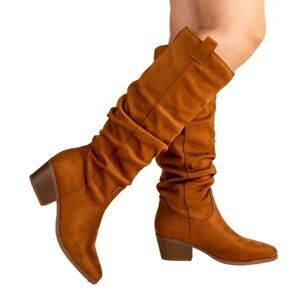 BRAND NEW TIME AND TRU WOMEN'S TALL HEELED SOUCH BOOTS